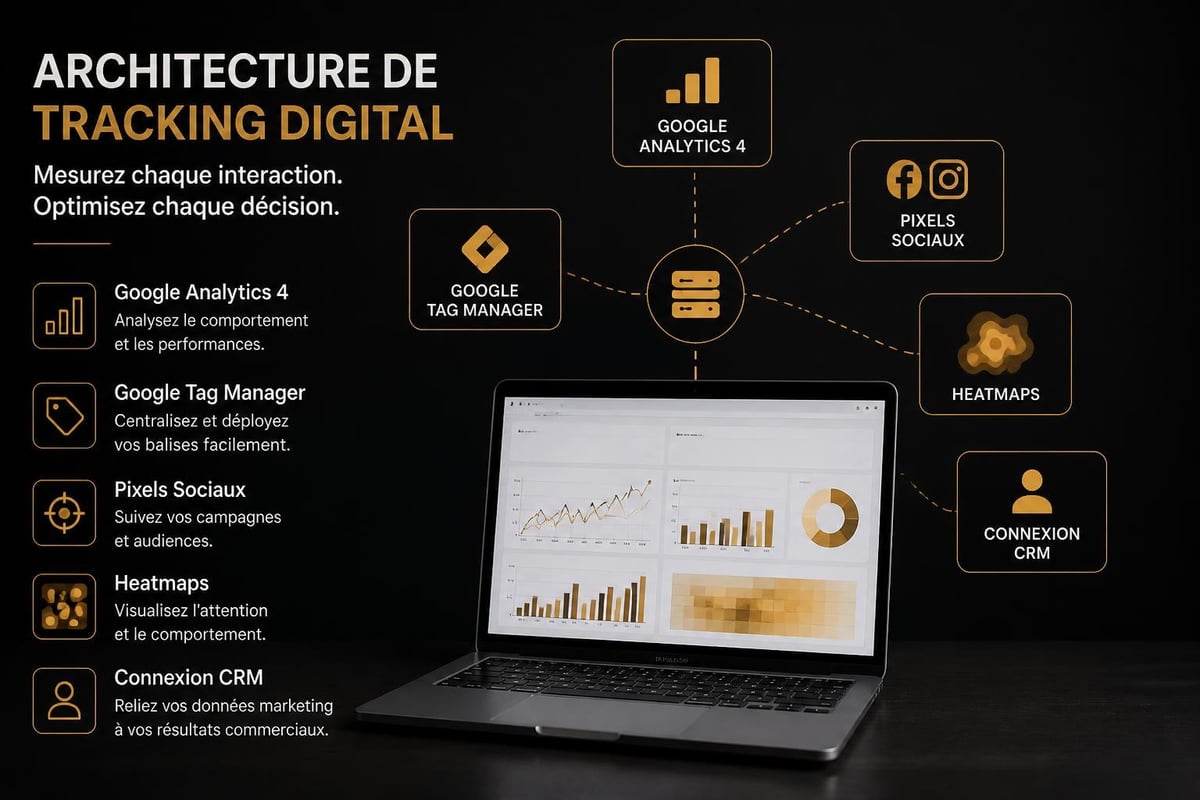 Système tracking site web