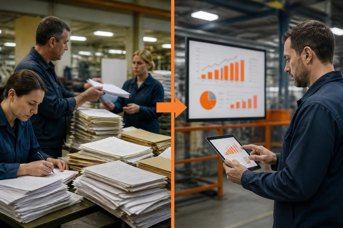 Inspection Management Software: Complete B2B Guide 2026 Manual vs automated inspection comparison