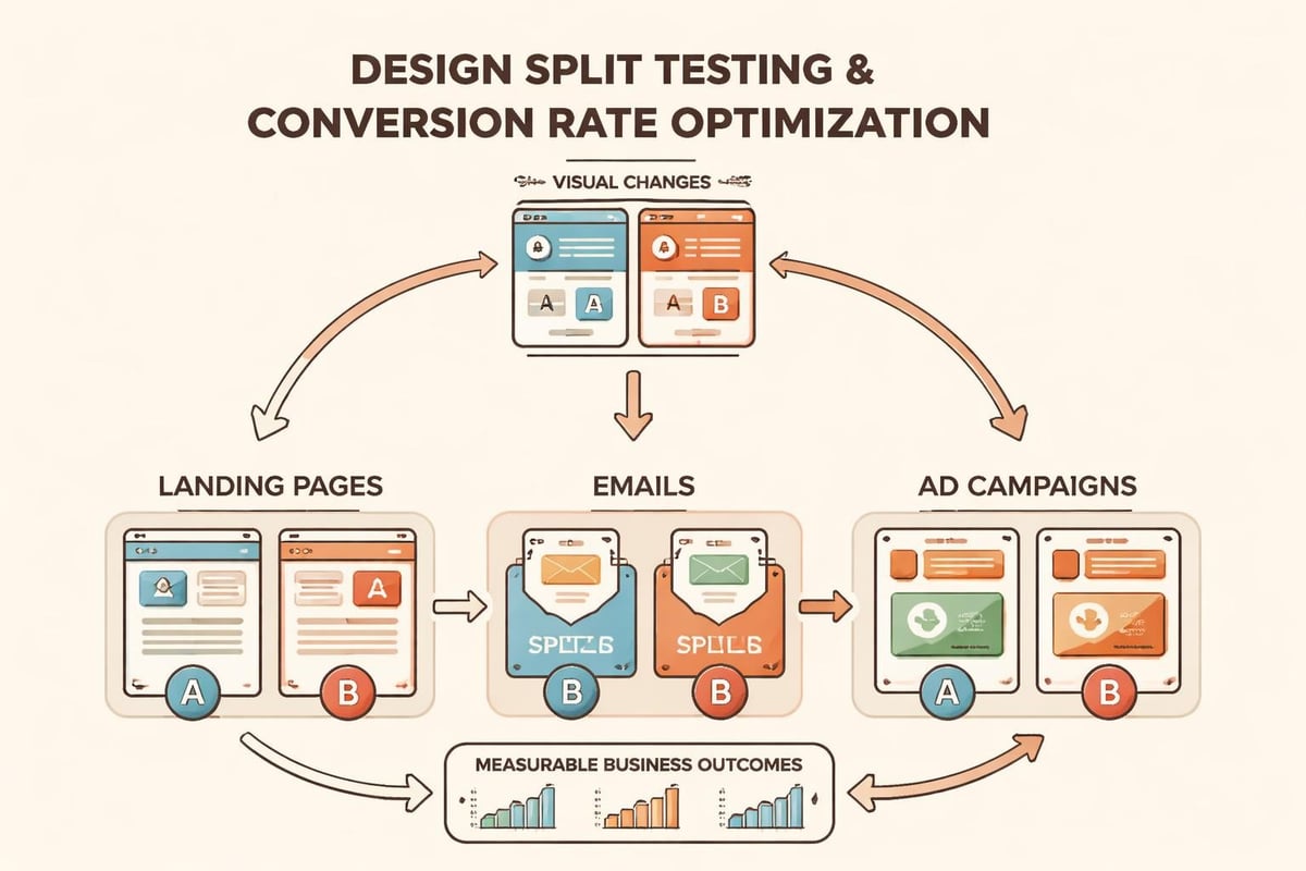 Design performance dashboard showing conversion metrics