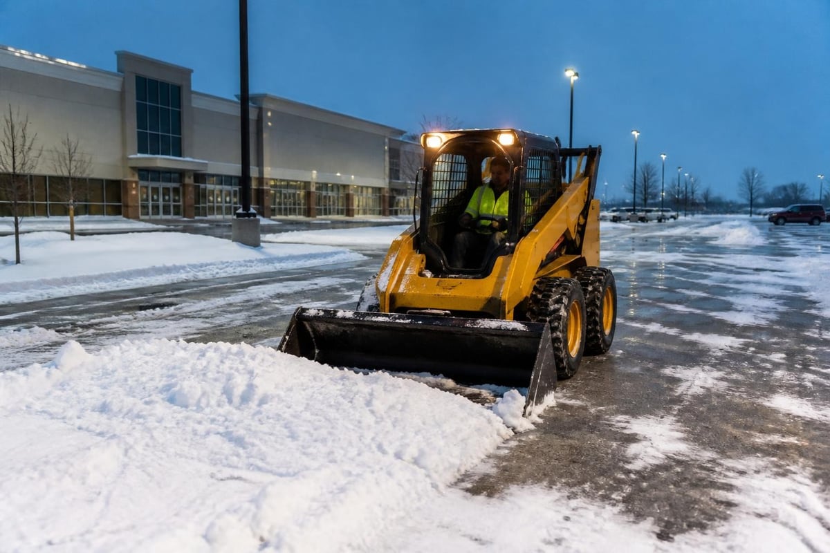 Commercial property snow zones