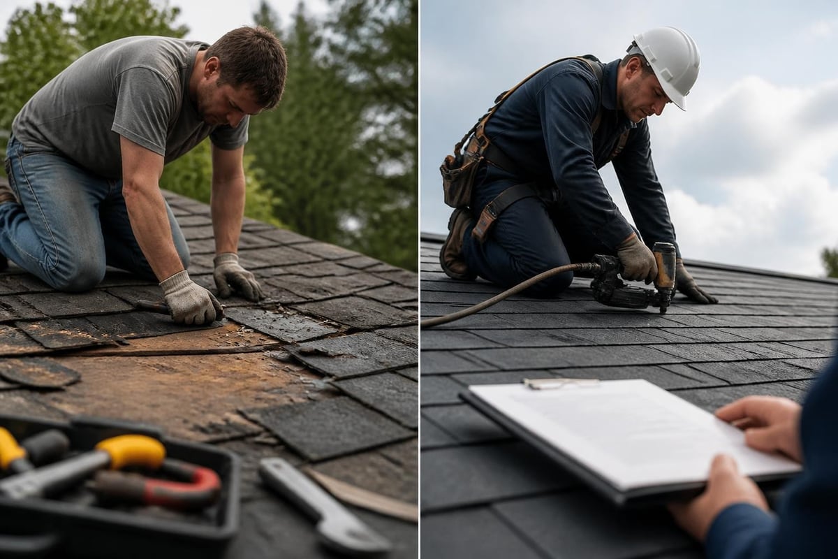 Professional vs DIY repair breakdown