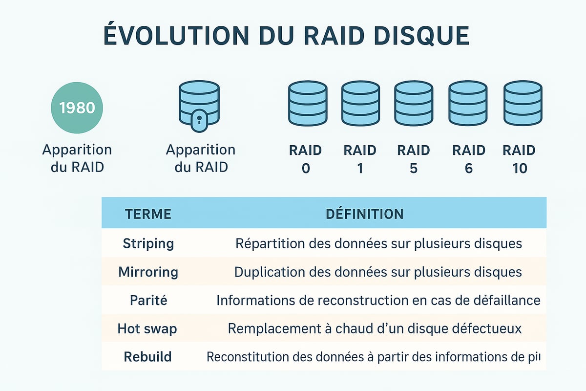 Qu’est-ce qu’un RAID Disque ? Définition, Fonctionnement et Terminologie