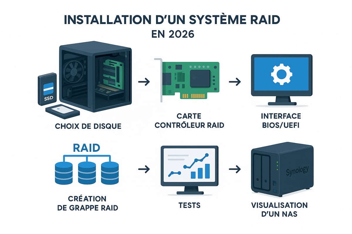 Comment Installer un Système RAID Disque en 2026 : Guide Étape par Étape