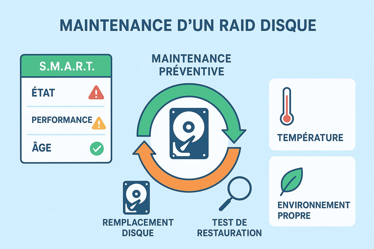 Maintenance, Surveillance et Optimisation d’un RAID Disque