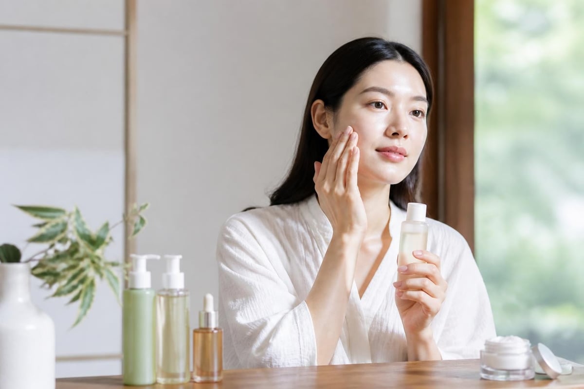 K-beauty skincare layering routine