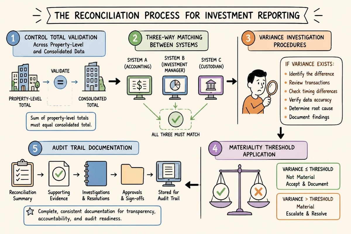 Data reconciliation workflow
