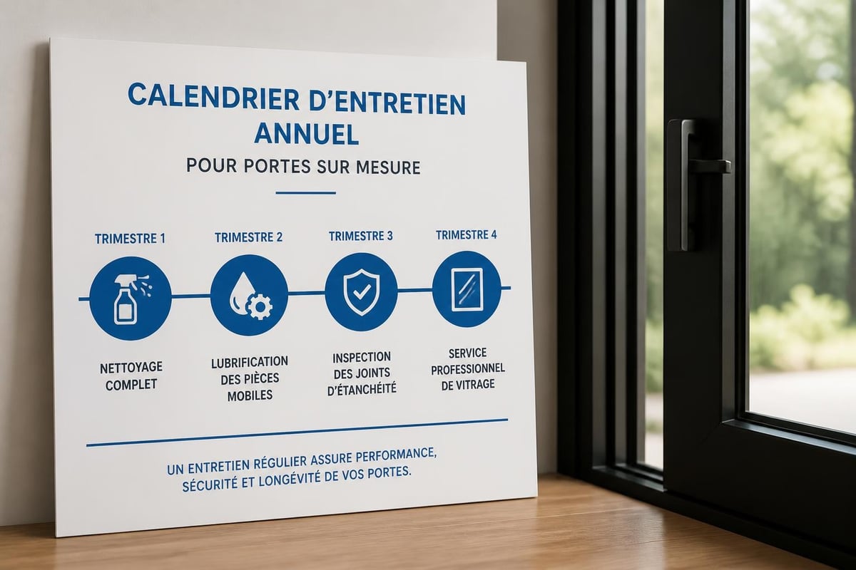 Calendrier de maintenance de porte