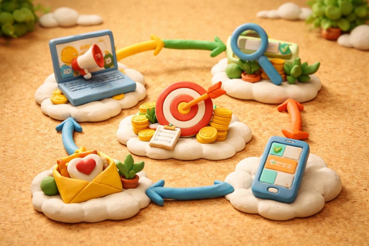 Marketing Grow: Strategies for Sustainable Success 2 Customer journey tracking from awareness to conversion