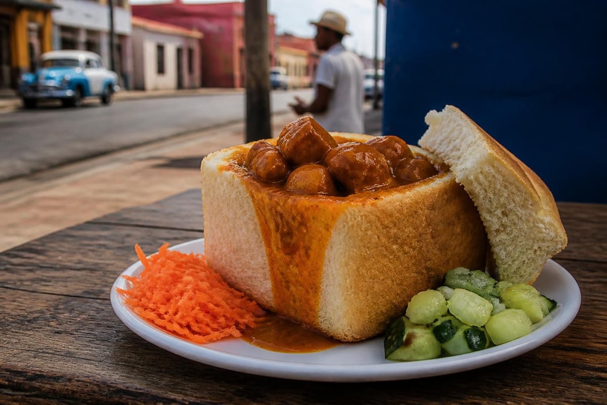 Historical context of bunny chow