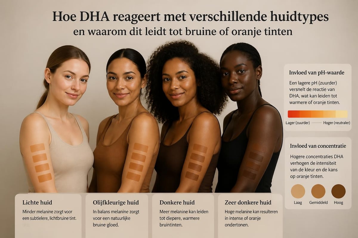 DHA reactie met huid