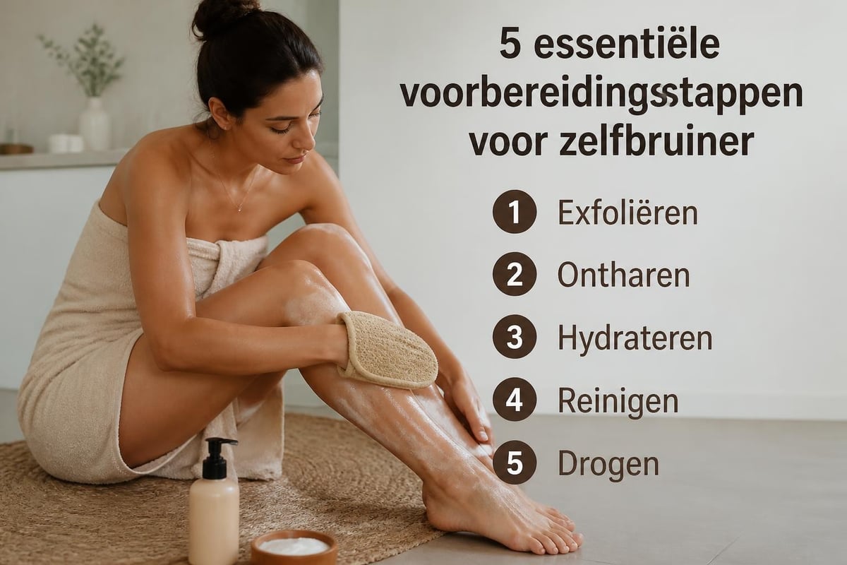 Huidvoorbereiding routine