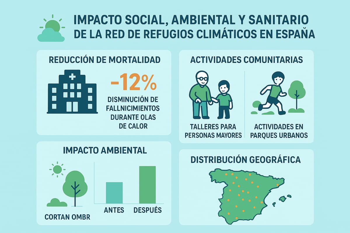 Impacto Social, Ambiental y Sanitario de la Red de Refugios Climáticos