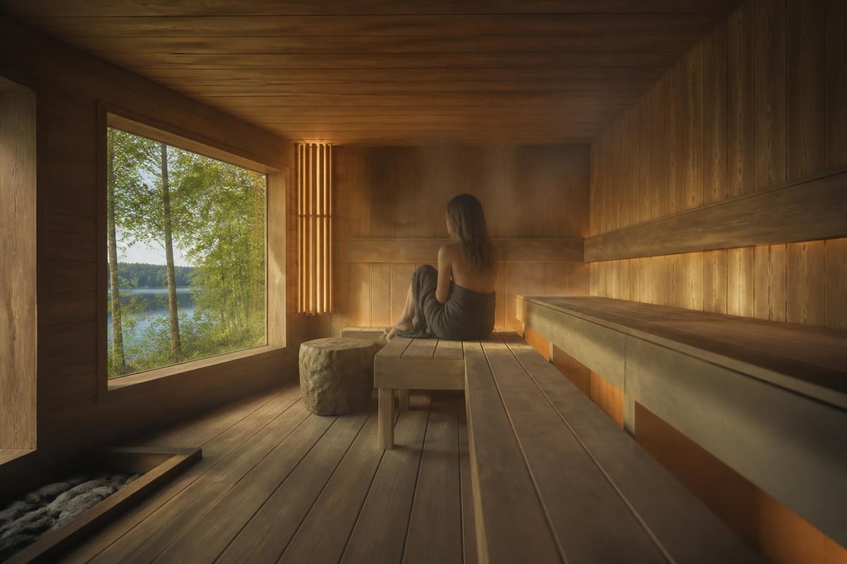 Sauna space sensory design