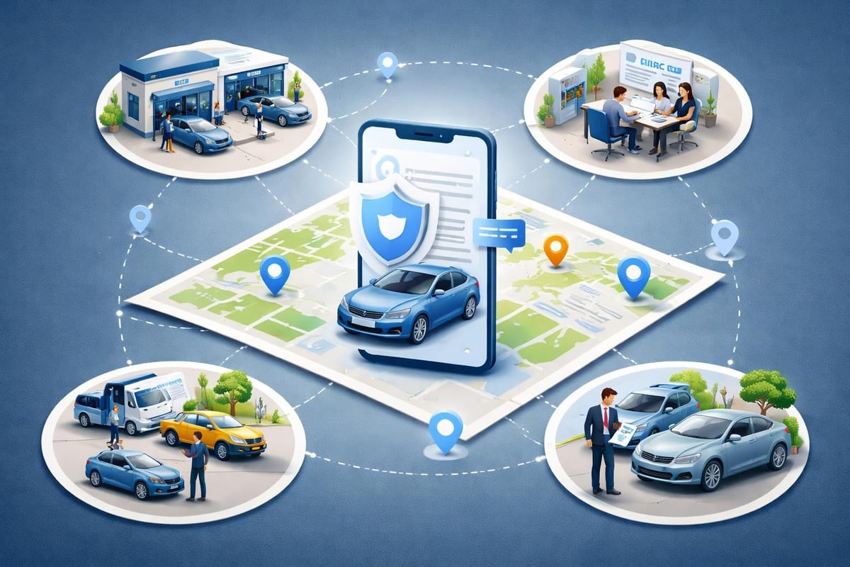 Modelo h&iacute;brido de servicios de seguros