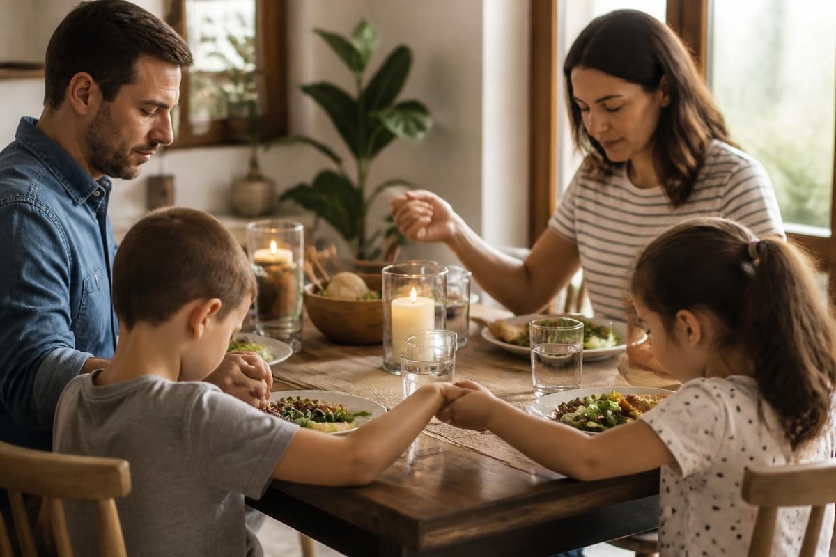 Palabras cristianas en familia