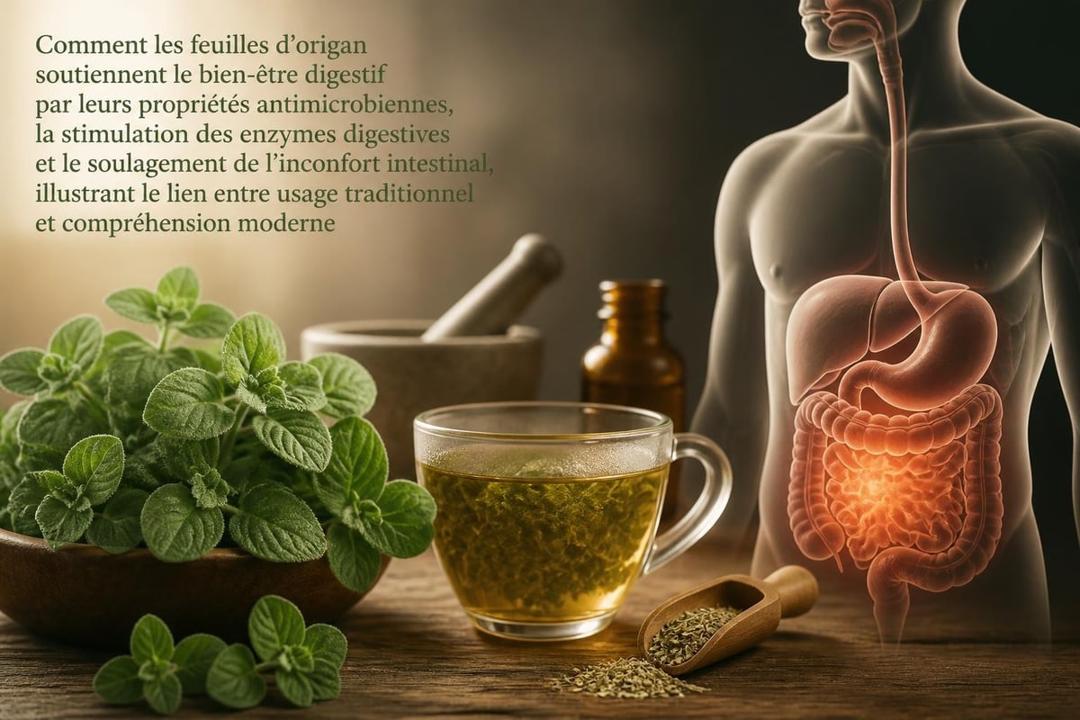 Bienfaits digestifs de l'origan