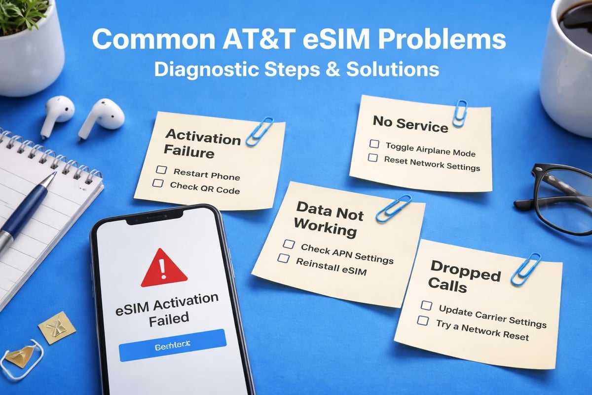 ESIM troubleshooting decision tree