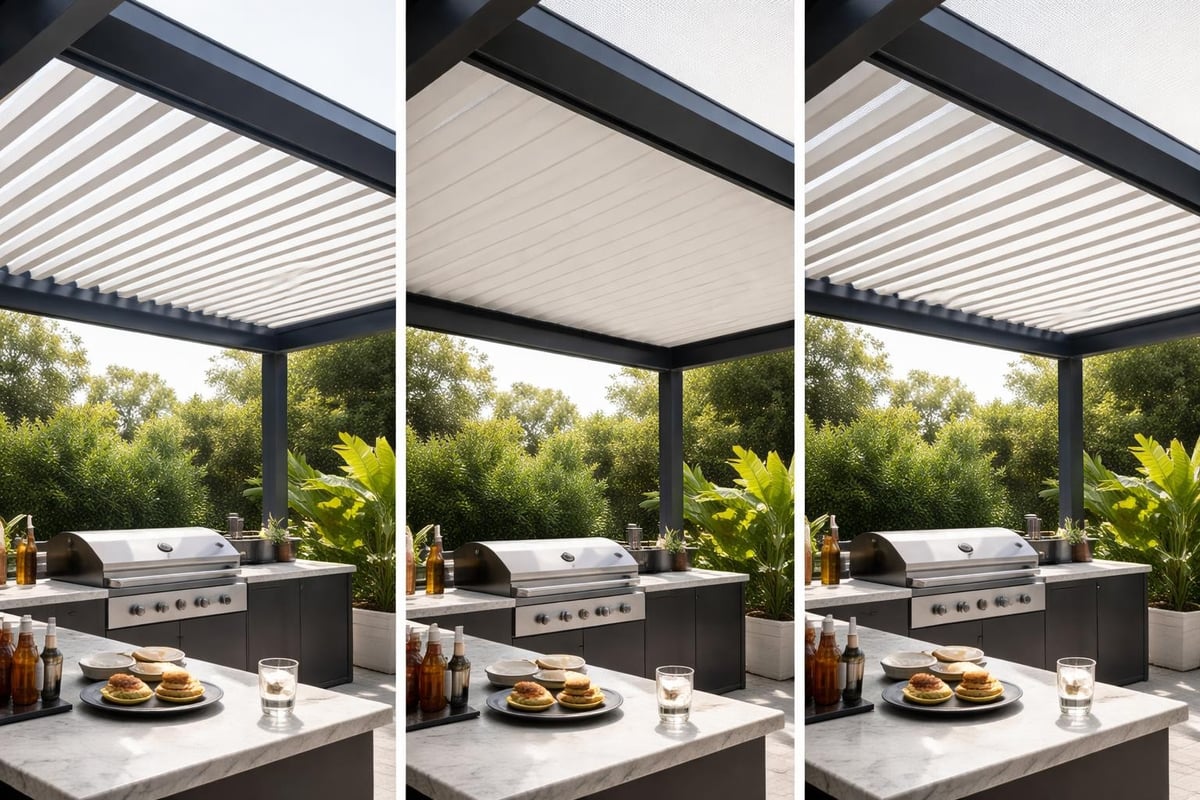 Bioclimatic pergola system