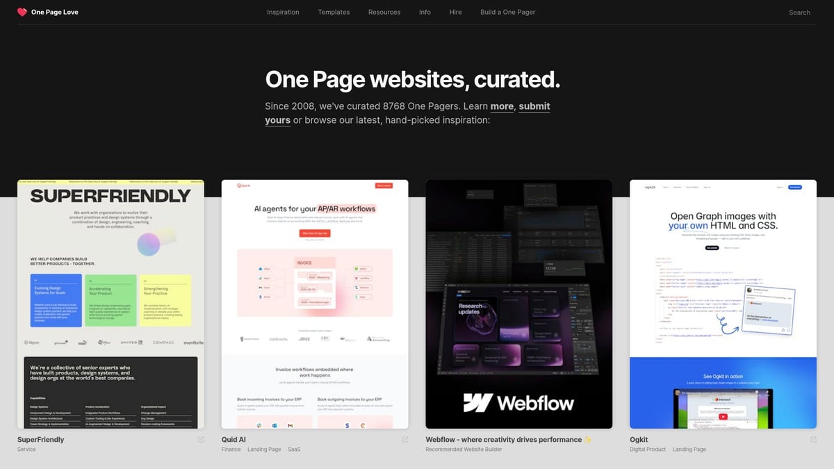 9 Amazing Simple Websites That Make Money in 2025 - One Page Love