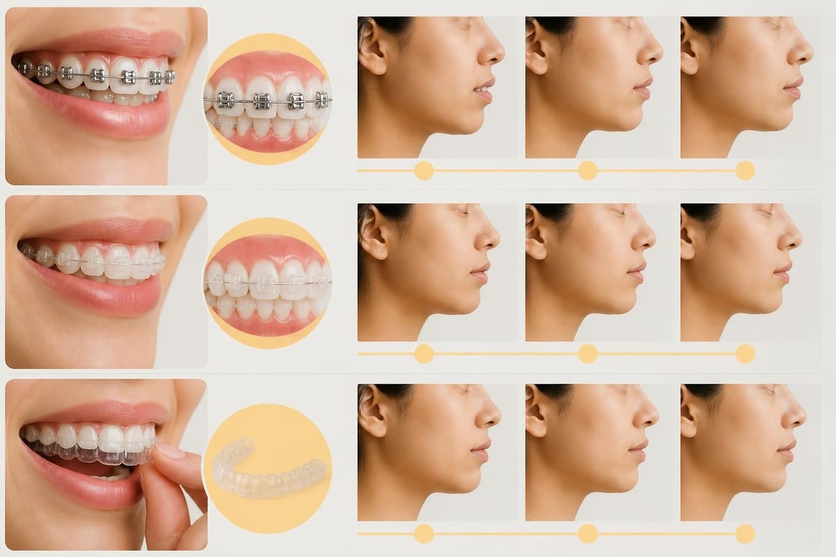 Comparison of orthodontic treatment types
