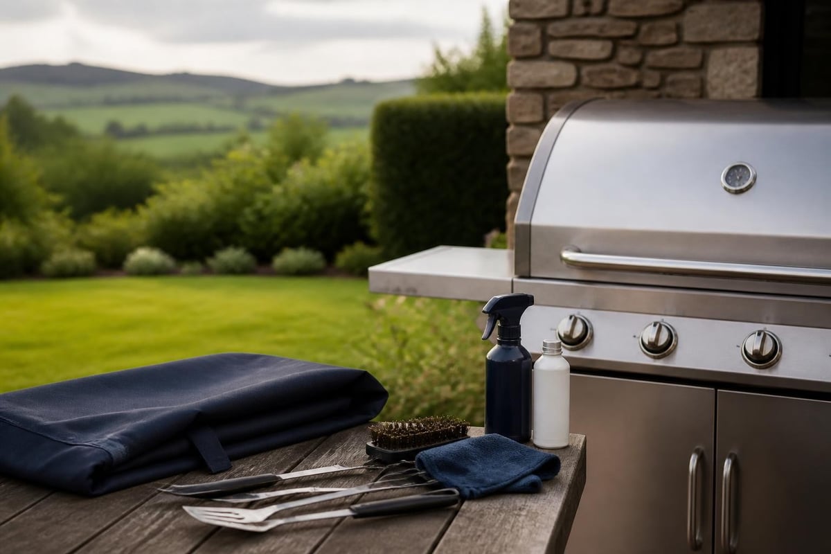 Outdoor grill maintenance