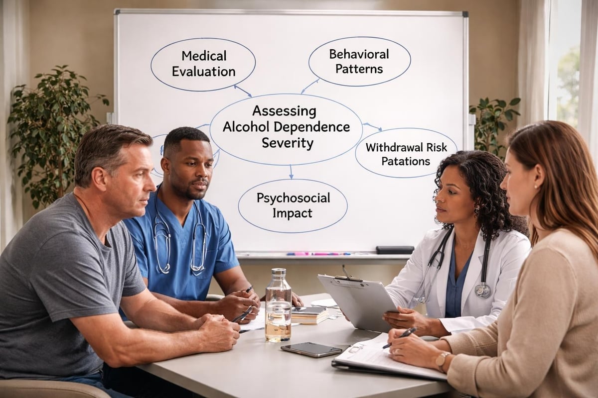 Alcohol dependence treatment assessment