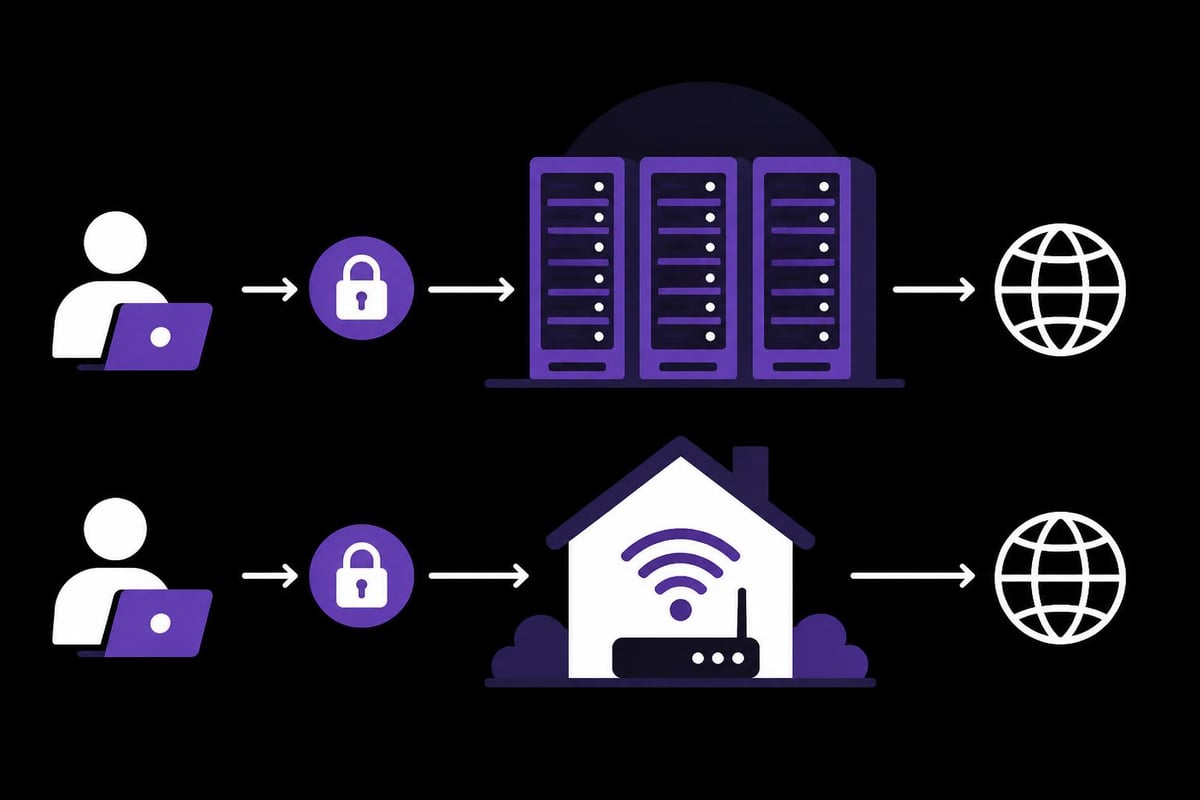 Datacenter versus residential proxy infrastructure
