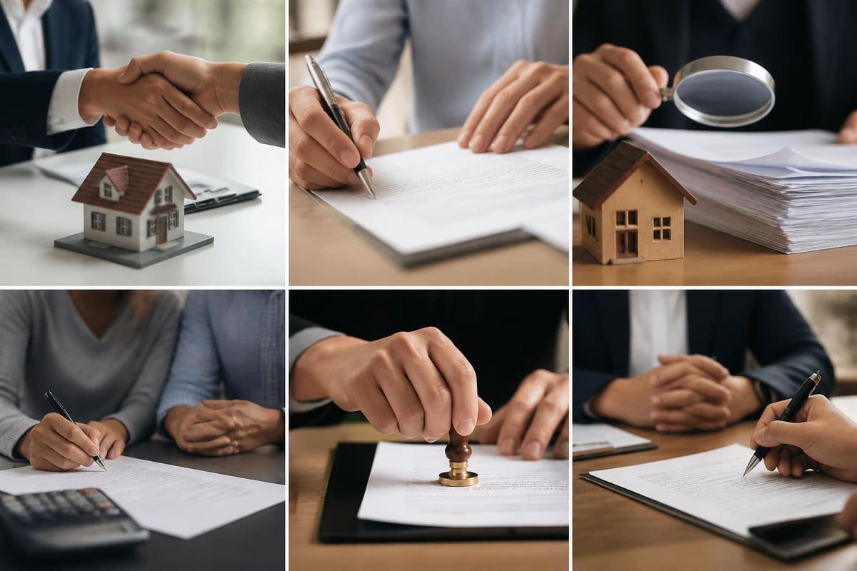 Préparation notariale de l'acte de vente