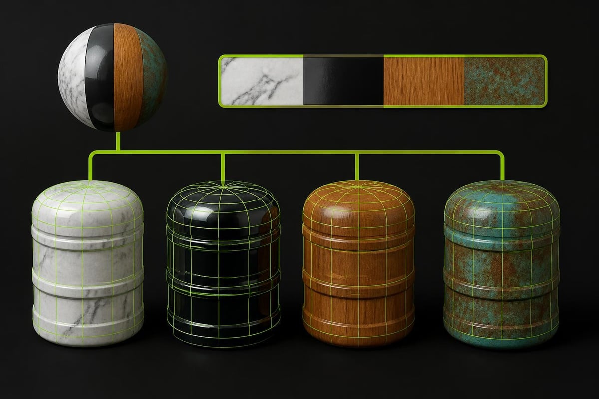Palette texture workflow