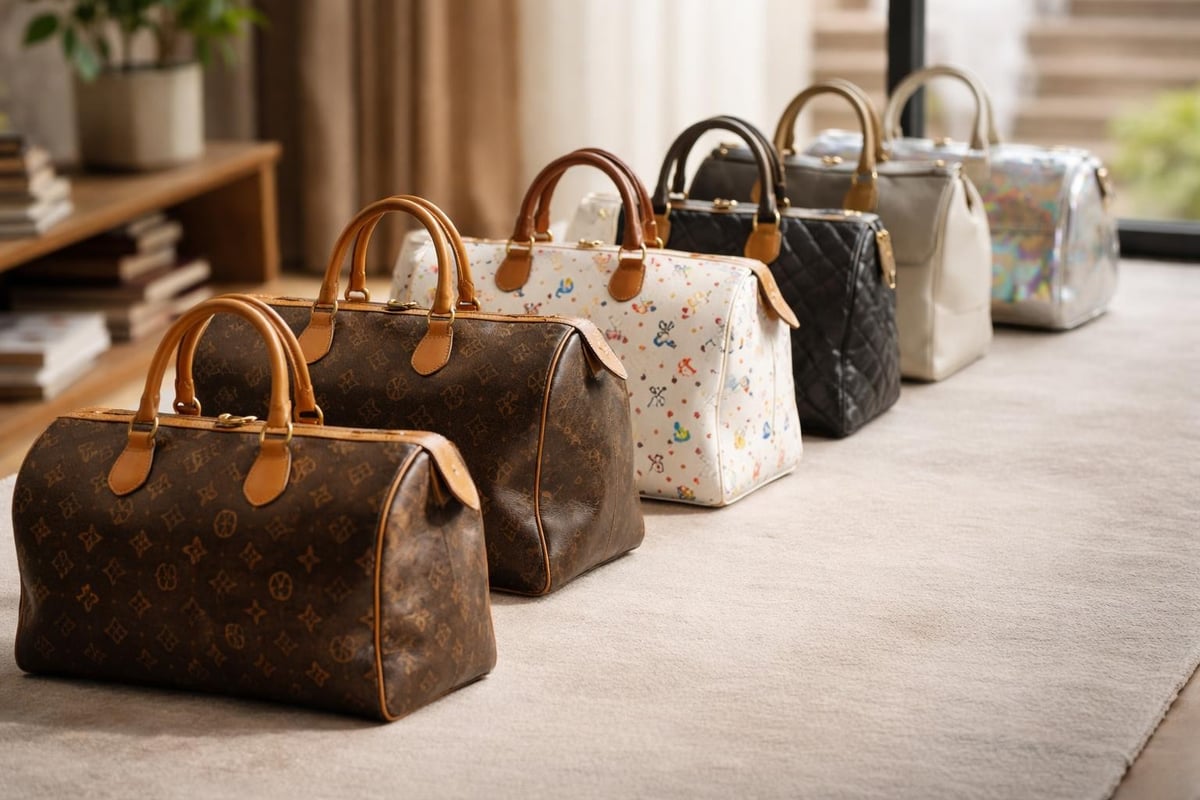 LV Speedy bag design evolution