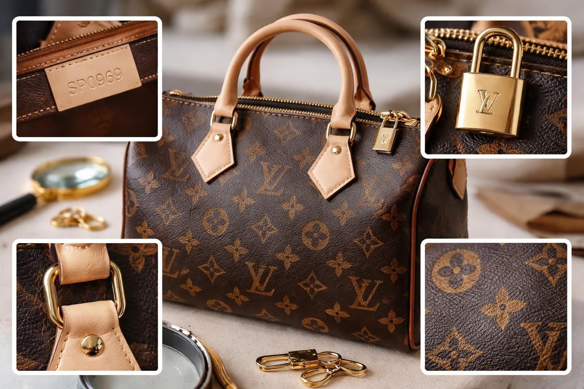 Authentication details for Speedy bag