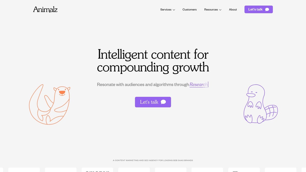 Top 10 Best Content Marketing Agencies to Watch in 2026 - Animalz