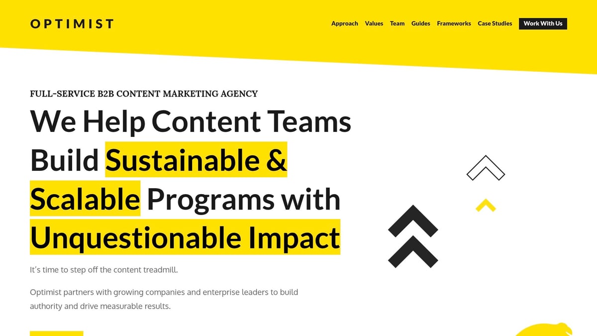 Top 10 Best Content Marketing Agencies to Watch in 2026 - Optimist