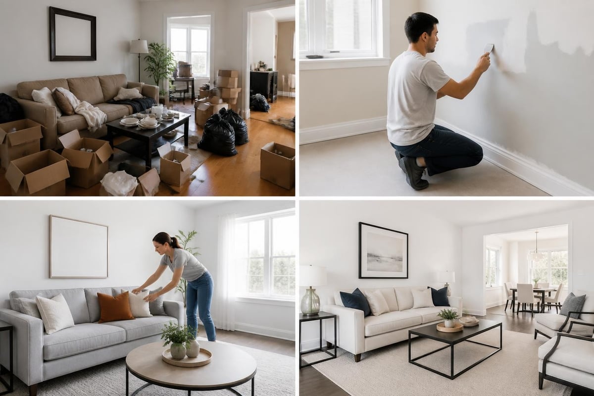 Property preparation stages