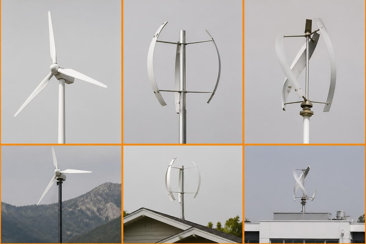 Wind turbine types for homes