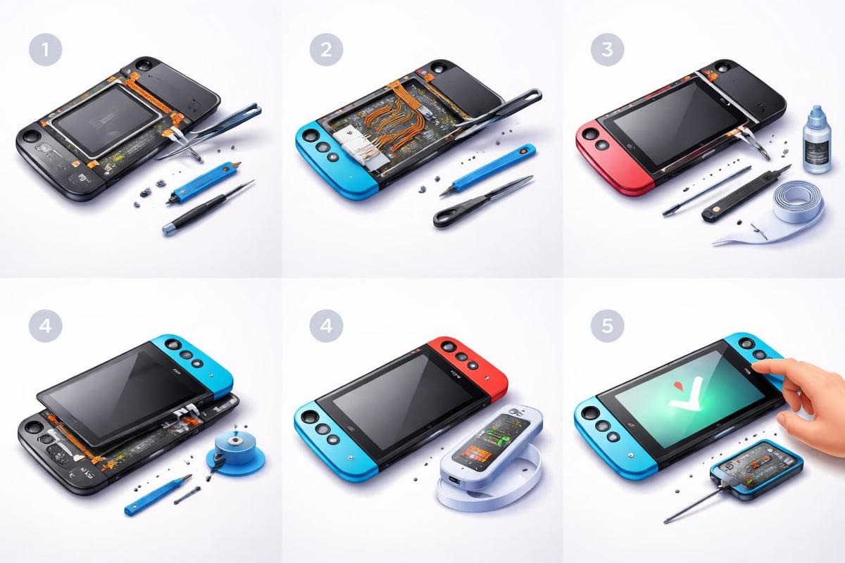 Nintendo Switch screen replacement process