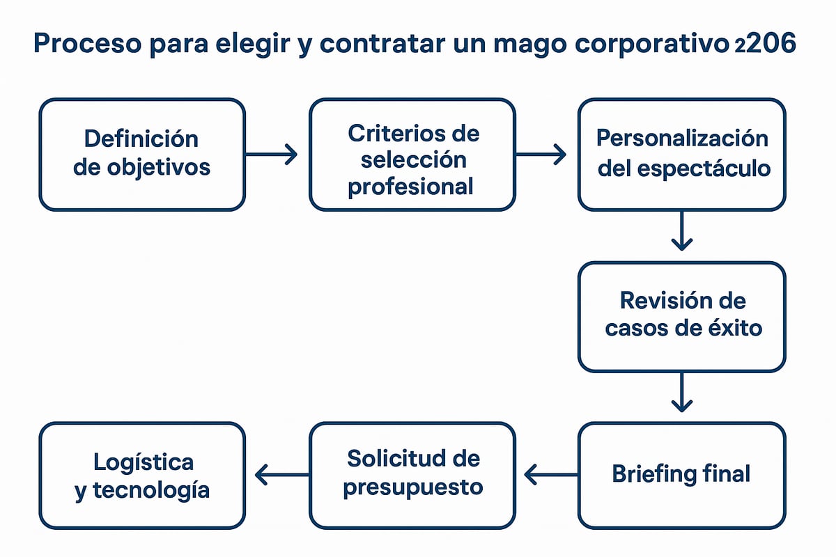 Cómo elegir y contratar un mago corporativo en 2026: pasos esenciales