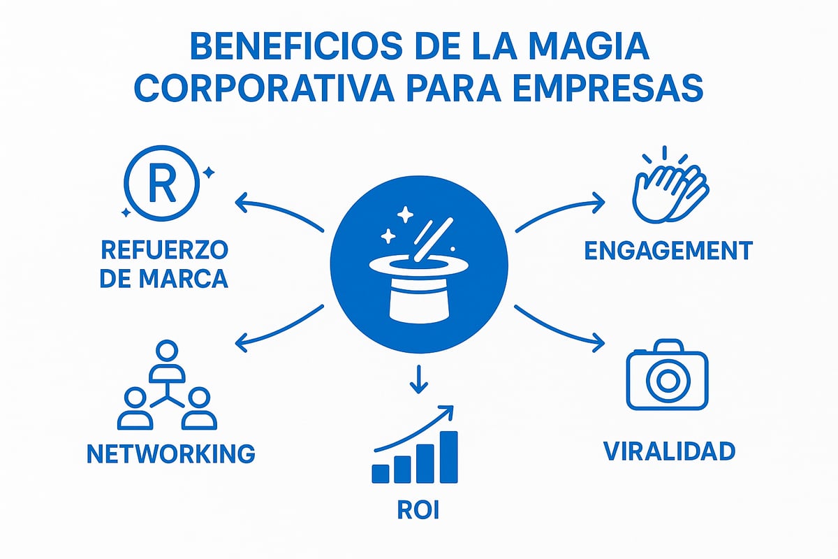Beneficios estratégicos de la magia corporativa para empresas