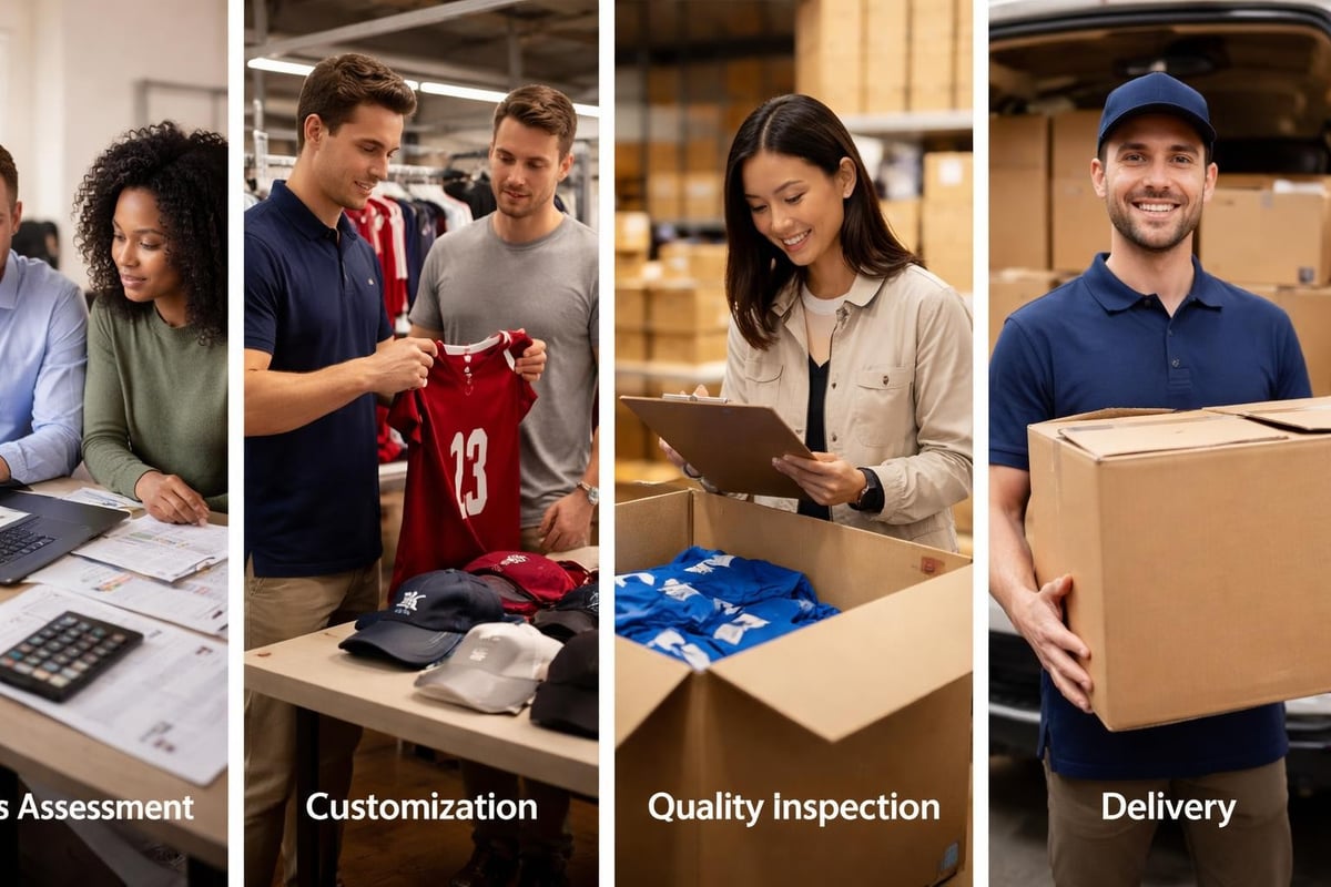Team equipment ordering process