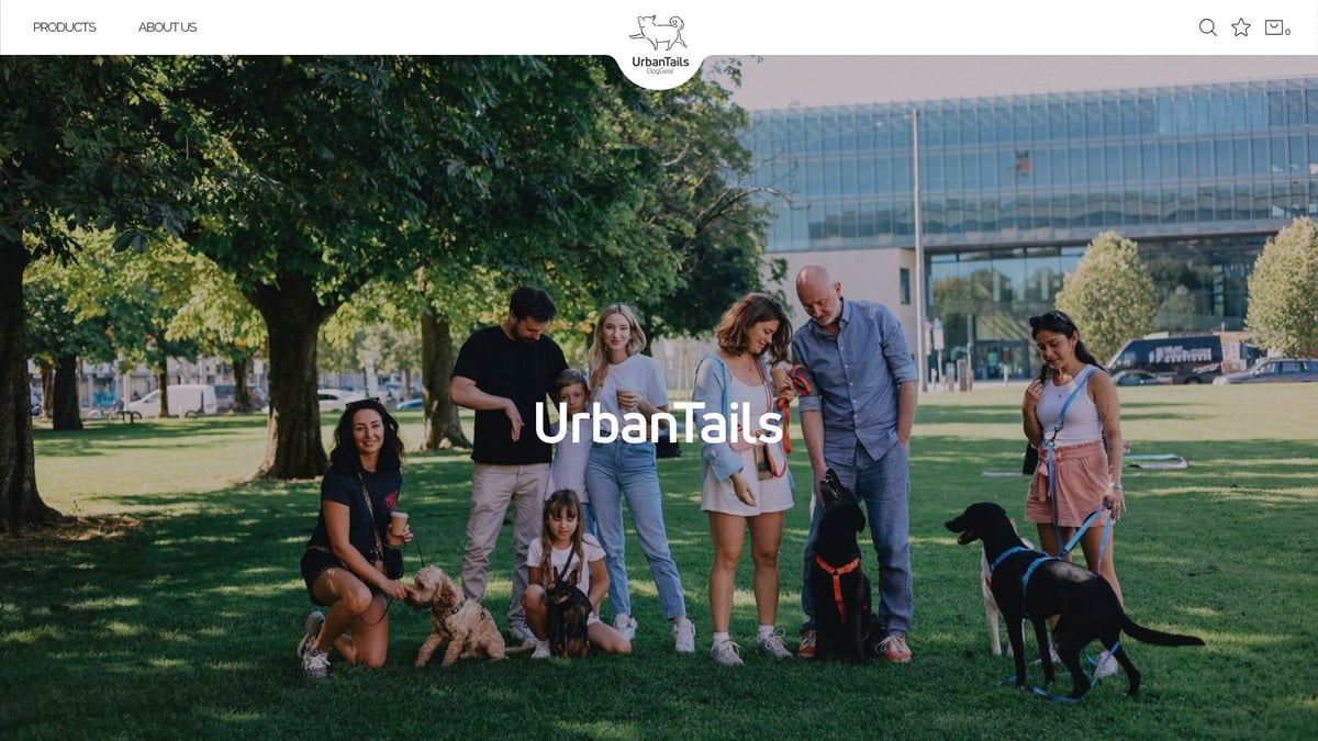 UrbanTails Anatomical Dog Harness & Hands-Free Leash