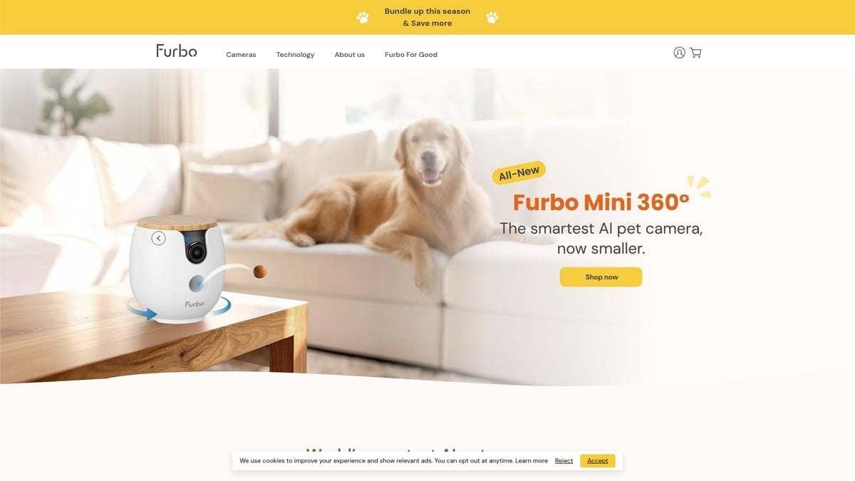 Furbo 360° Dog Camera & Treat Dispenser
