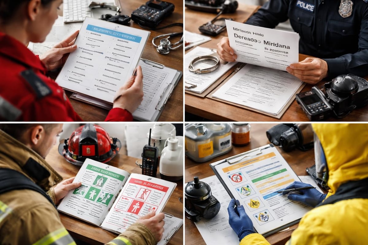 Emergency response specializations