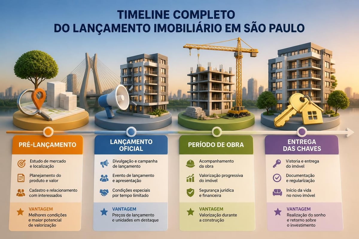 Etapas do lançamento imobiliário