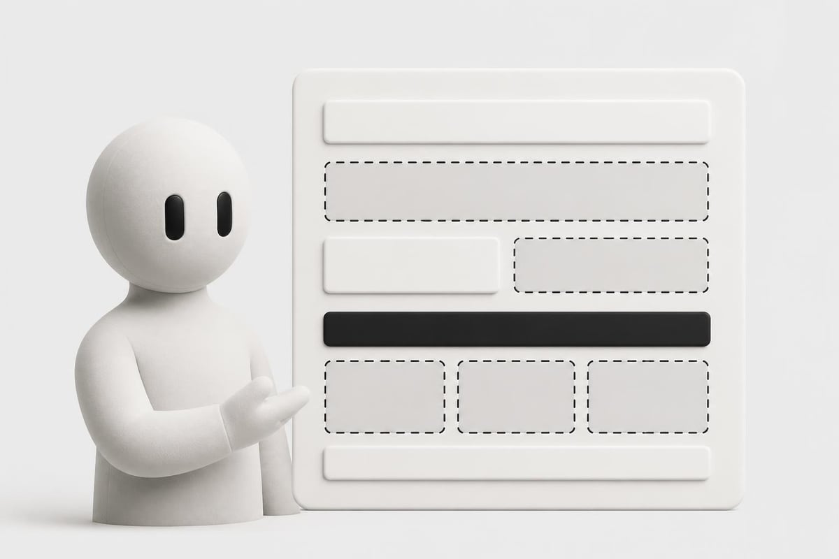 Programmatic content template structure