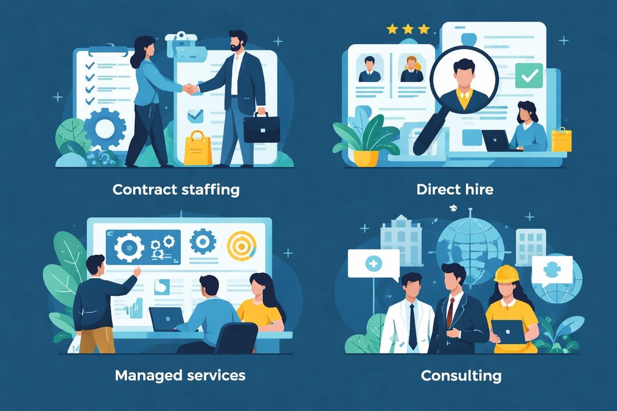 IT staffing service model