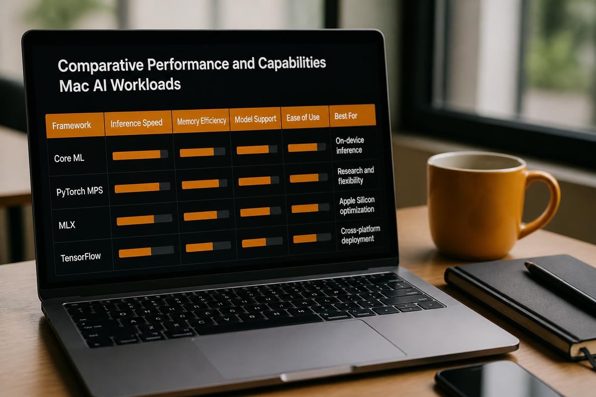 Mac AI framework comparison