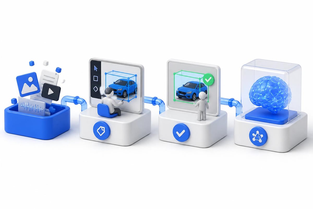 Data labeling workflow process