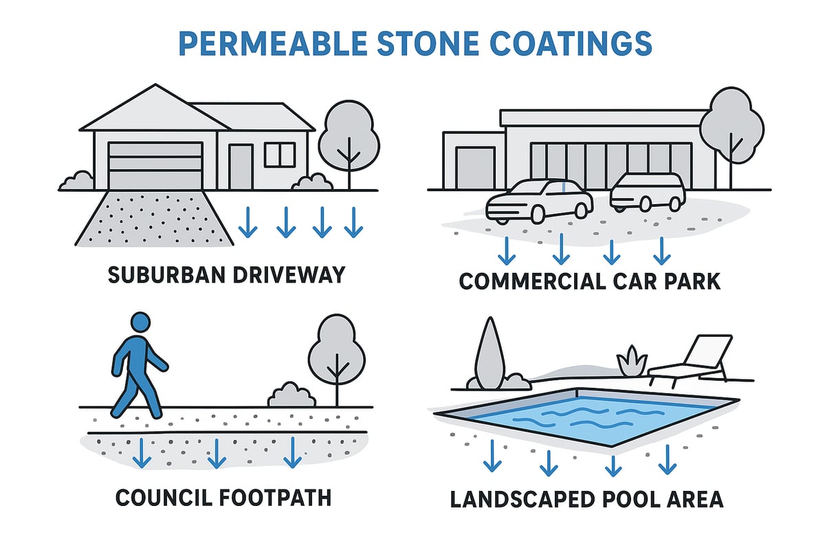 Applications and Suitability: Where Permeable Stone Coatings Excel