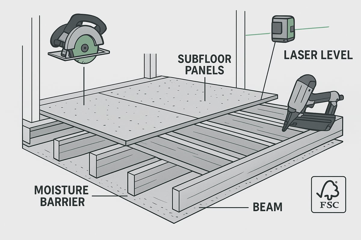 Choosing Materials and Tools for Flooring Framing