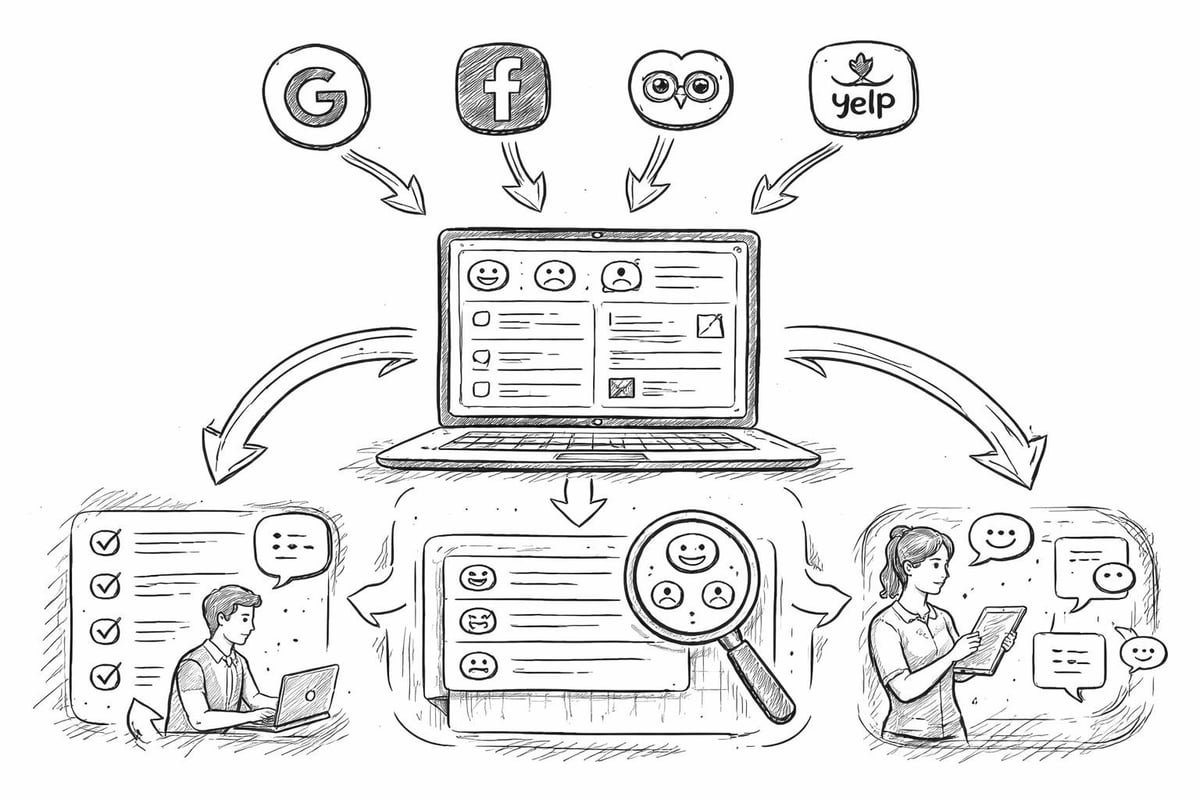 Restaurant review ecosystem